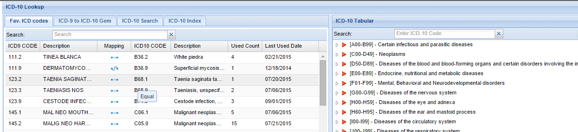 ICD 10 Lookup PracticeSuite Help