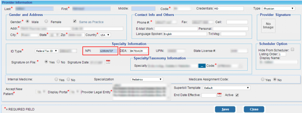 Setting Up The NPI (National Provider Identifier) | PracticeSuite - Help