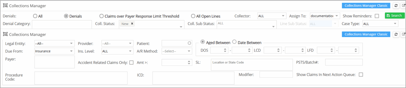Collection Manager – PracticeSuite – Help