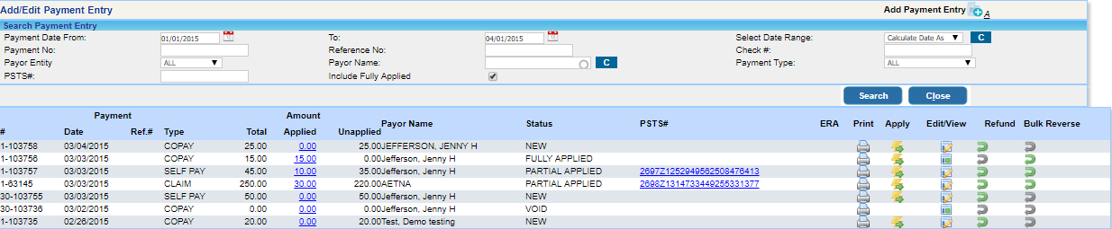 Post insurance payments 1 PracticeSuite Help