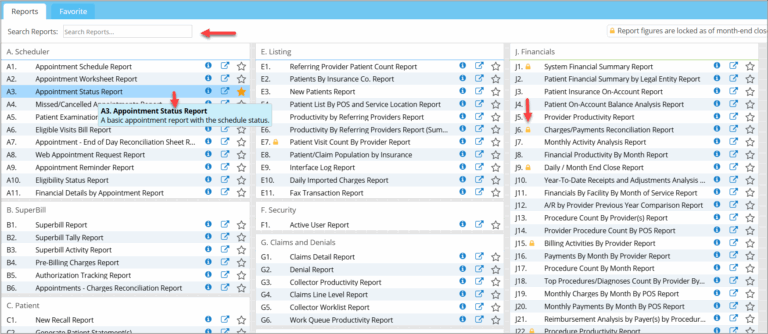 About Report Central – PracticeSuite – Help