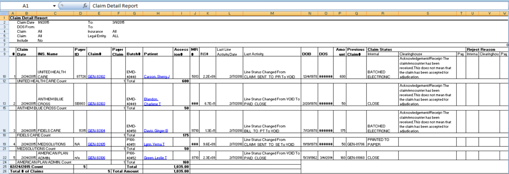 sample excel – PracticeSuite – Help