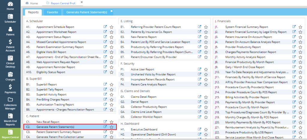 report-central-generate-patient-statement-faq – PracticeSuite – Help