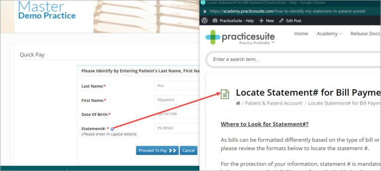 Credit Card Quick Pay – PracticeSuite – Help