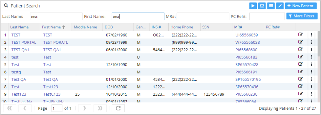 Credit Card Payment from Patient Master – PracticeSuite – Help