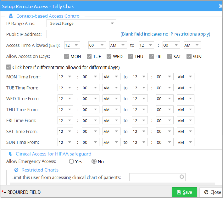 Configure User Access – PracticeSuite – Help