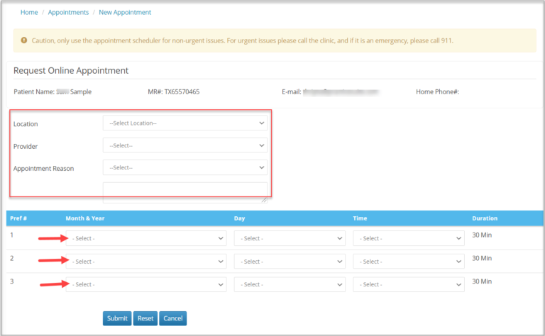 How to Book Appointment From Portal – PracticeSuite – Help
