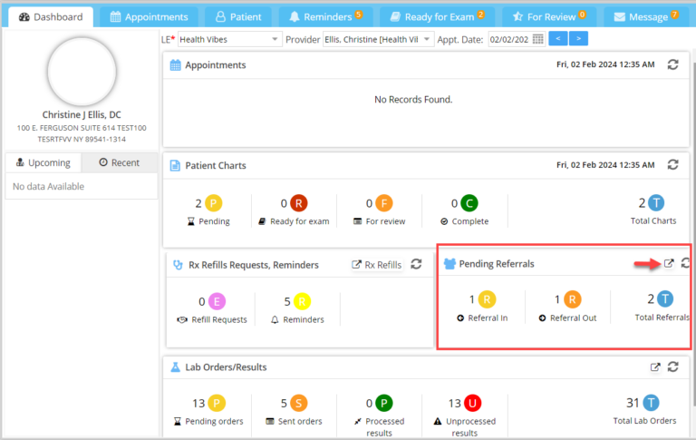 Referral Management – PracticeSuite – Help